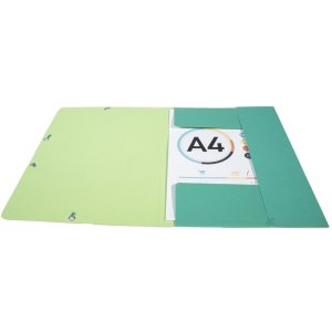 Binder with 3 flaps A4 Forever green