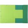 Binder with 3 flaps A4 Forever green