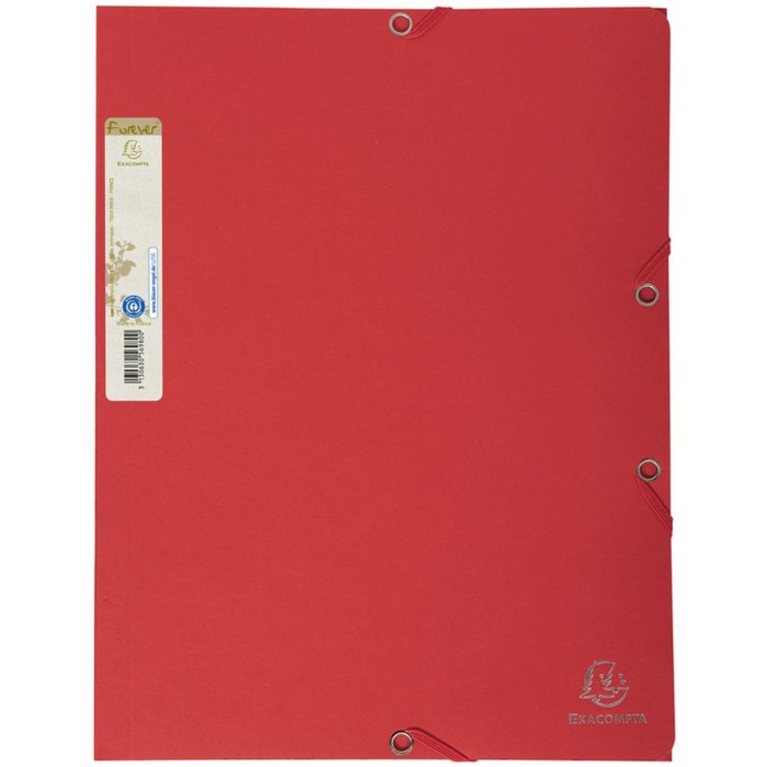 Binder with 3 flaps A4 Forever red - orange