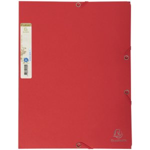 Binder with 3 flaps A4 Forever red - orange