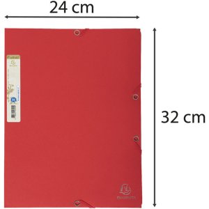 Binder with 3 flaps A4 Forever red - orange