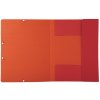 Binder with 3 flaps A4 Forever red - orange