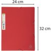 Binder with 3 flaps A4 Forever red - orange