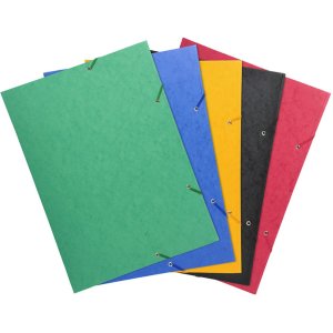 Binder from Manila cardboard 600g, for A3 color sorted