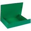 Binder with elastic and three flaps Manila cardboard 600g Nature Future for A3 Green