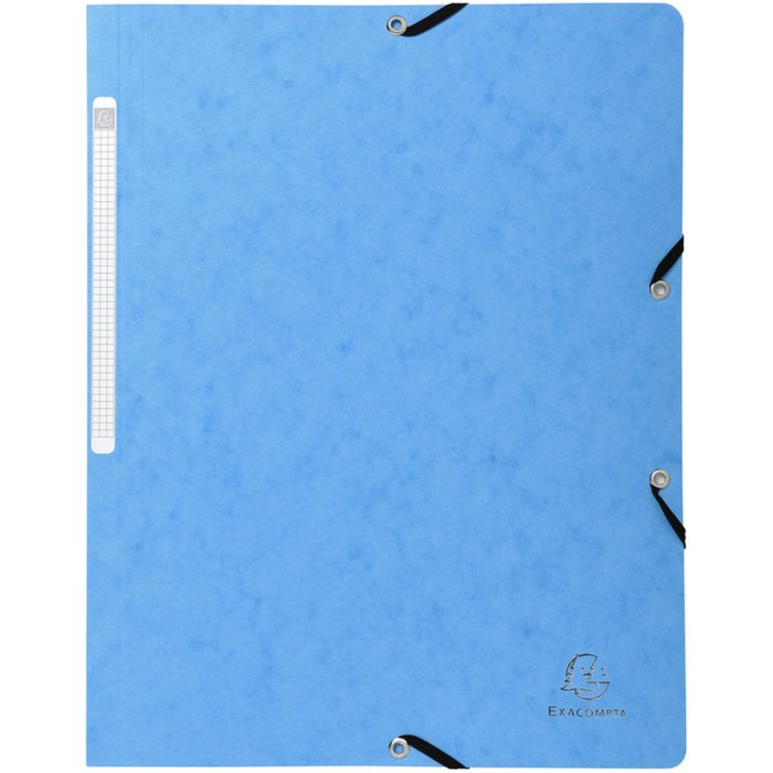 Corner folder light blue for A4 format