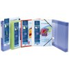 Binder with 3 flaps and elastic PP 500? opaque Krea Cover for size DIN A4 Transparent white