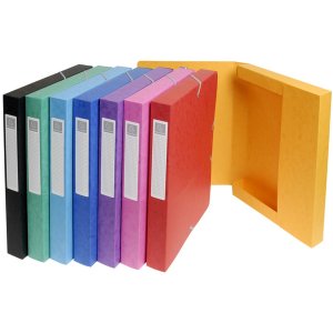 Archive box Exabox 25mm Nature Future DIN A4 colors assorted