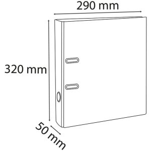 Exacompta folder A4 Premium 50mm citrus