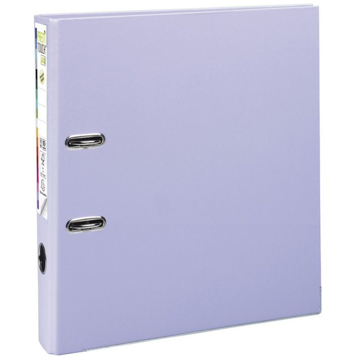 Folder PREMTOUCH made of PP with 2 rings, back 50mm, DIN A4 oversized lilac