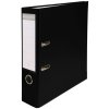 80mm PP folder with two rings, back, A4 overwidth Black