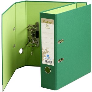 About width dark green folder made from recycled...