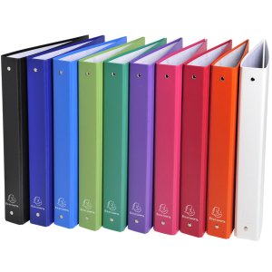 Ring Binder PP A4 4 rings 30mm assorted colors