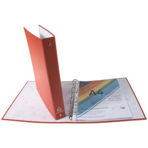 Ring Binder PP A4 4 rings 30mm assorted colors