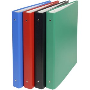 Exacompta ring binder cardboard PVC 4 rings 30mm DIN A4...