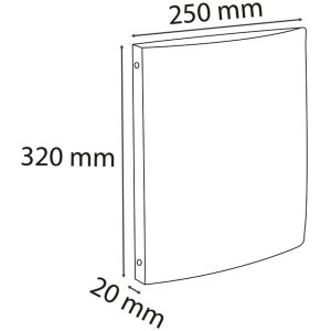 Ring Binder A4 Manila cardboard 20 mm for A4