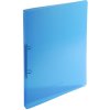 Ring Binder PP 500? with 2 rings 15mm, 20mm back, Crystal, for A4 Blue