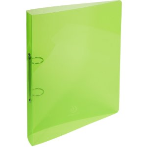 Ring Binder PP 700? with 2 rings 20mm, 30mm back, Crystal, for A4 assorted colors