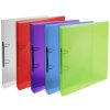 Ring Binder PP 700? with 2 rings 20mm, 30mm back, Crystal, for A4 assorted colors