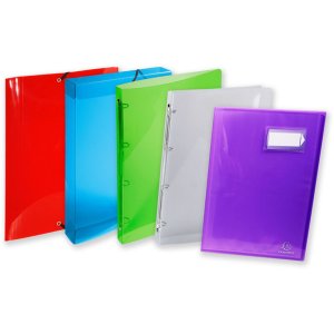 Ring Binder A4 Crystal 2 Rings 30mm sorted