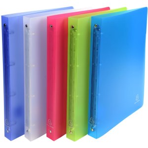 Ring Binder PP with 4 rings and 20mm back Chromaline, for...