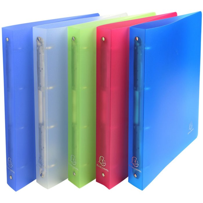 Ring Binder PP 700? with 4 rings 30mm, 40mm back, Chromaline, for A4 assorted colors