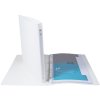 Ring Binder PP 500? 20mm with 4 rings 15mm, back, opaque, for A4 White