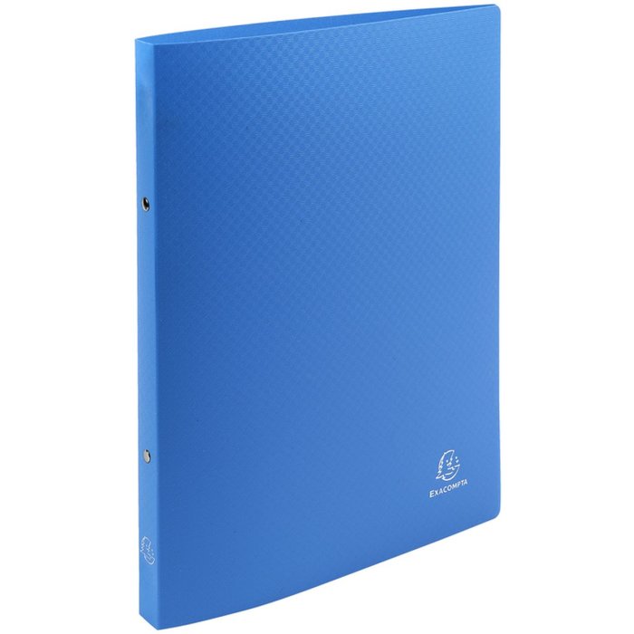 Ring binder made of PP with 2 rings DIN A4 blue