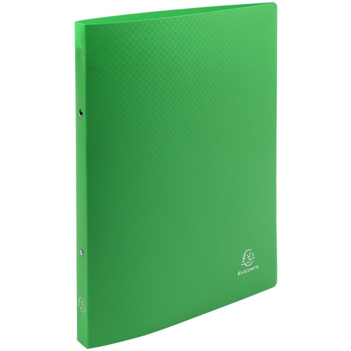 Ring binder made of PP with 2 rings DIN A4 green