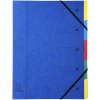 Assortment folder with elastic A4 assorted colors