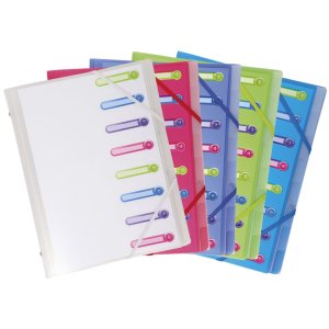 Chromaline portfolio with elastic A4 8 compartments