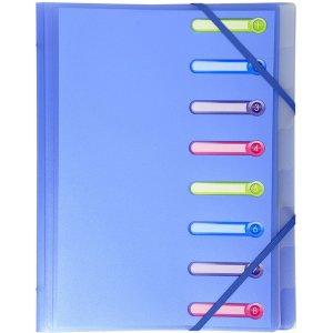 Chromaline portfolio with elastic A4 8 compartments