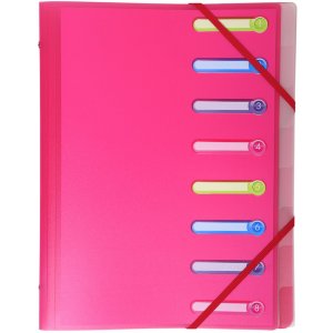 Chromaline portfolio with elastic A4 8 compartments