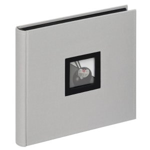 Photo album BLACK WHITE - grey 26 x 25 cm