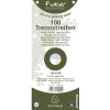 Pack 100 separating strips punched from recycled cardboard 190g Forever, 105x142mm assorted colors