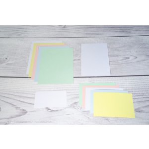 Pack of 100 index cards without holes, A8 55x74mm, 205g,...