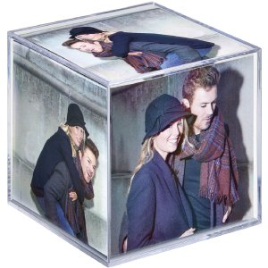 Walther Acrylic photo cube - 6 photos 8,5 x 8,5 cm