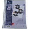 10 Pack Covers punched in smooth quality PP 110 ?, 3 CD - DVD compartments for A4