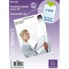 Pack of 10 cases simply made of smooth PVC 150?, for DIN A5 format