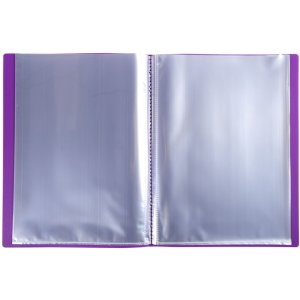 Sight folder A4 20 sleeves 8 colours assorted