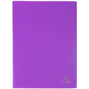 Sight folder A4 20 sleeves 8 colours assorted