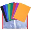 Sight folder A4 20 sleeves 8 colours assorted