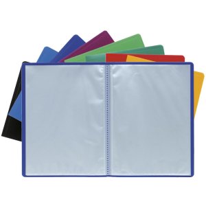 View folder made of soft PP 300? grained with 50 cases, opaque sorted for A4 color