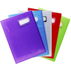 File sheet 20 pockets Crystal Colors for A4