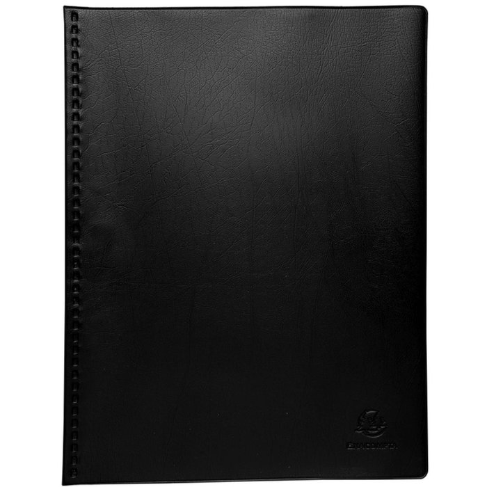 File sheet with soft PP lid 300? 10 cases VEGA opaque, for A4 Black