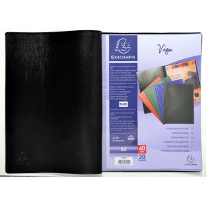 Exacompta soft cover PP 300µ 20 pockets VEGA opaque A4