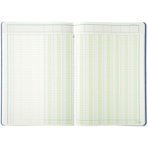 More column booklet bound with 10 columns and 34 rows on 2 sides 40 sheets, 110g, A4