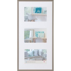 Gallery frame New Lifestyle  3x 10x15 cm - steel