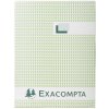 Blotter with laminated linen cover, A4, 150 sheets, 110g checkered,