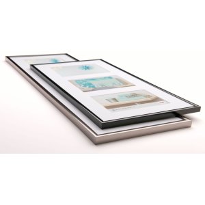 Picture gallery frame New Lifestyle 3x 10x15 cm - silver